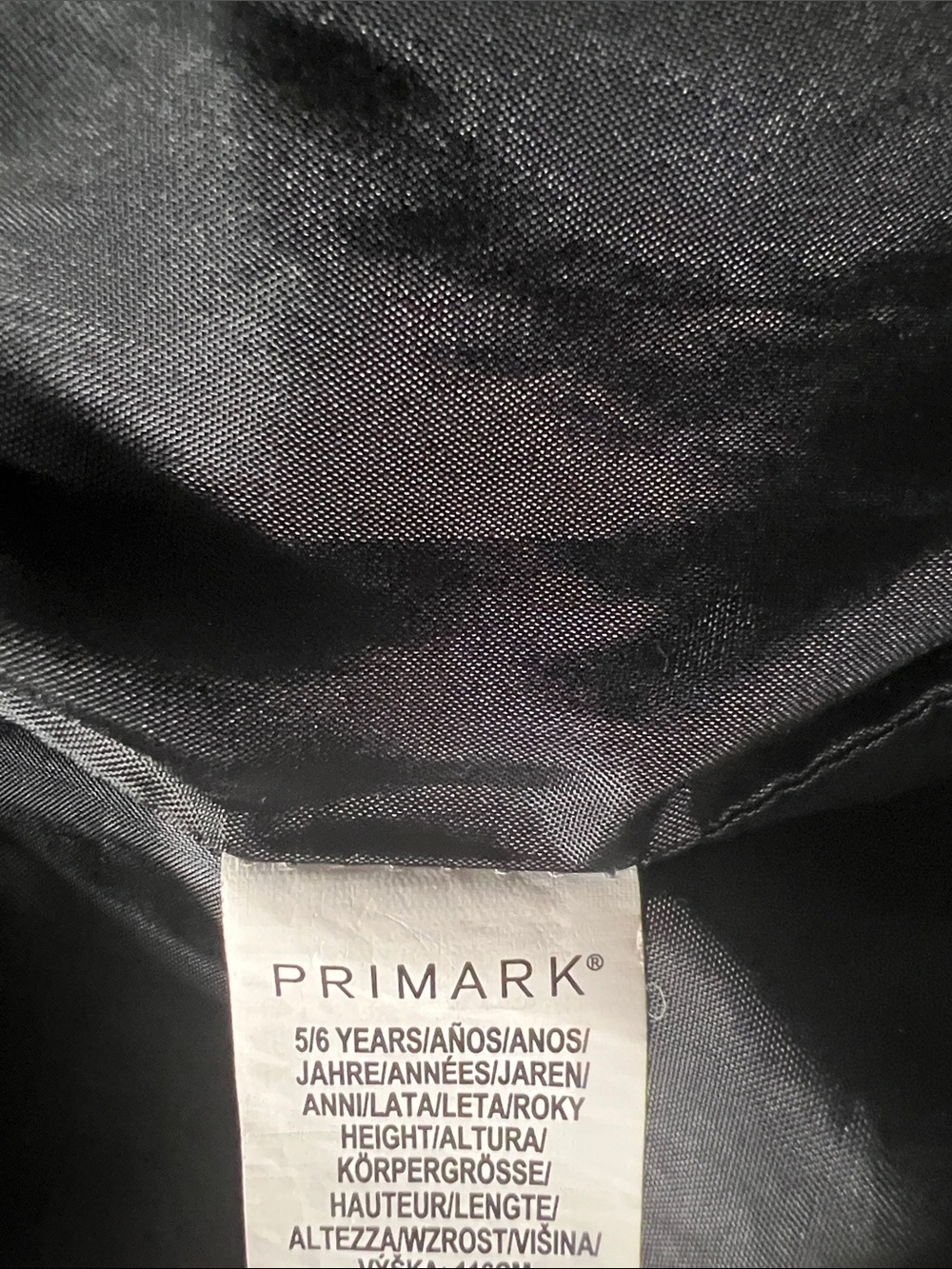 Primark, Girls Black Faux Leather Biker Jacket. Like new. - Picture 7 of 9